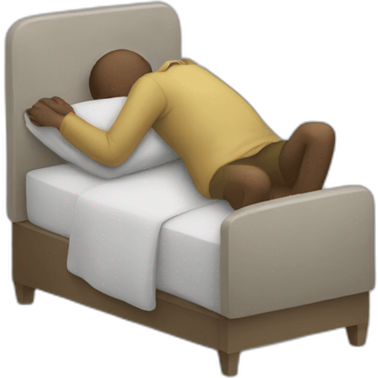 person sleeps while standing Right emoji