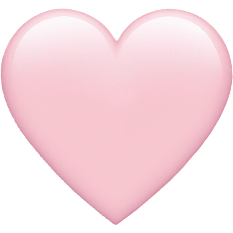 light pink heart emoji