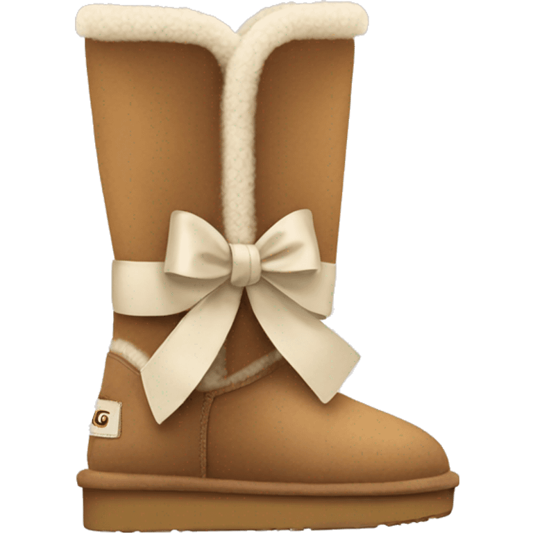 Ugg with a bow emoji