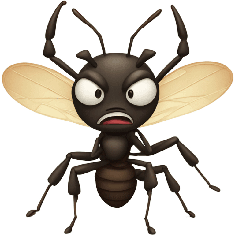 Angry ant emoji