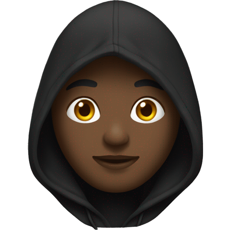 Black hoodie emoji