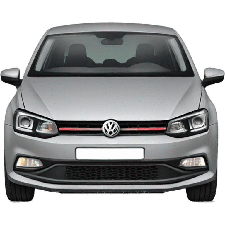 Grey Volkswagen polo emoji