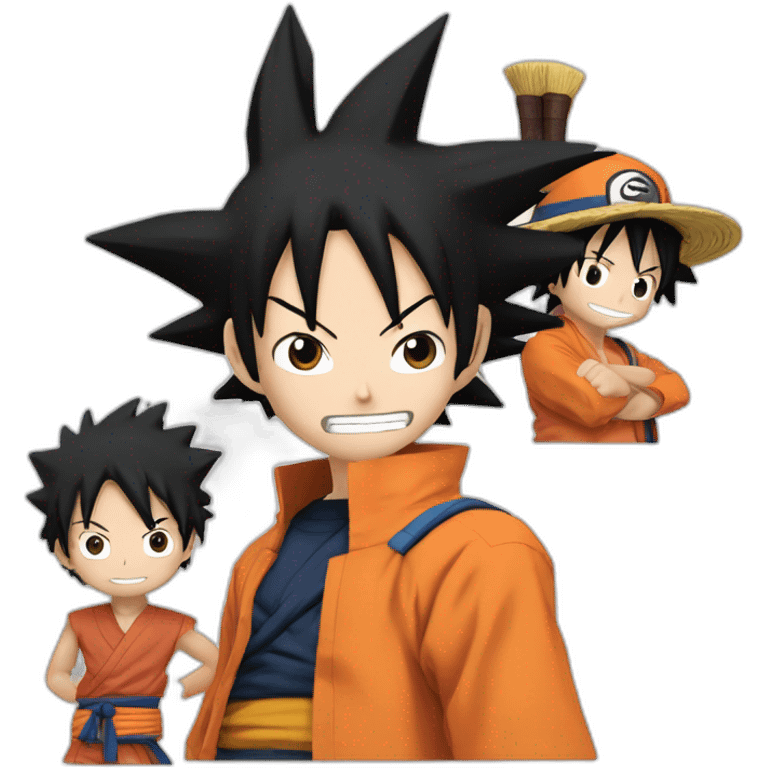 Naruto-And-luffy-and-goku emoji