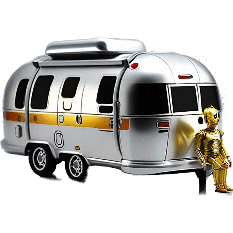 Long wheelbase airstream Hot Wheels 2014 Star Wars C-3PO Van Character Cars emoji