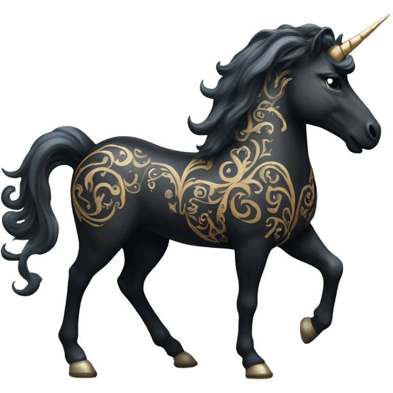 Gothic unicorn emoji