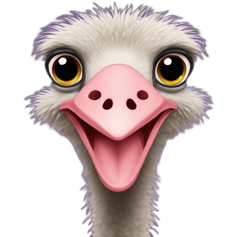 Ostrich emoji