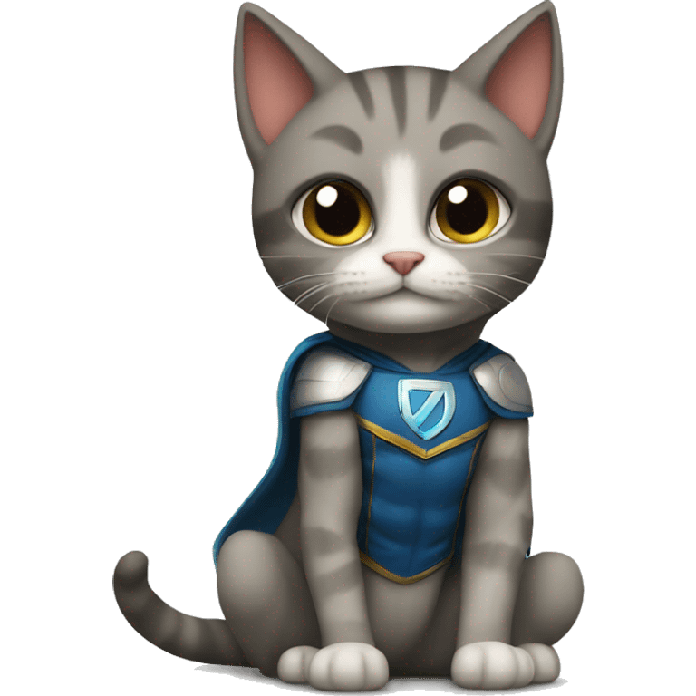 SUPER HERO CAT emoji