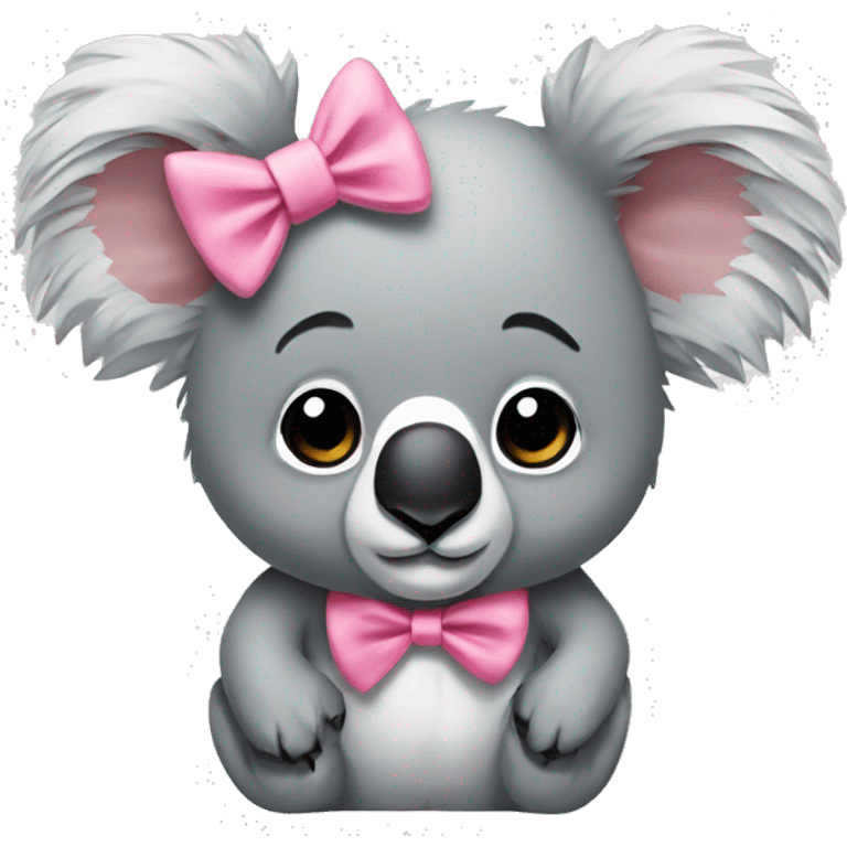 koala wearing bow  emoji