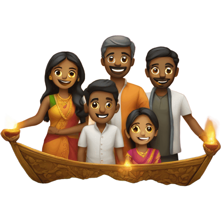 diwali at sea emoji