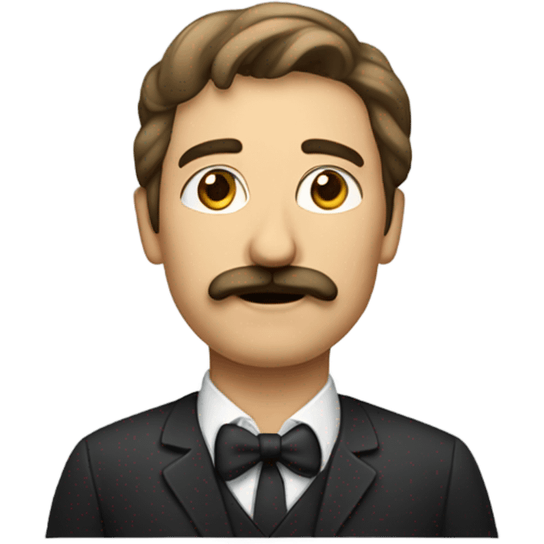 Man with small mustachr emoji