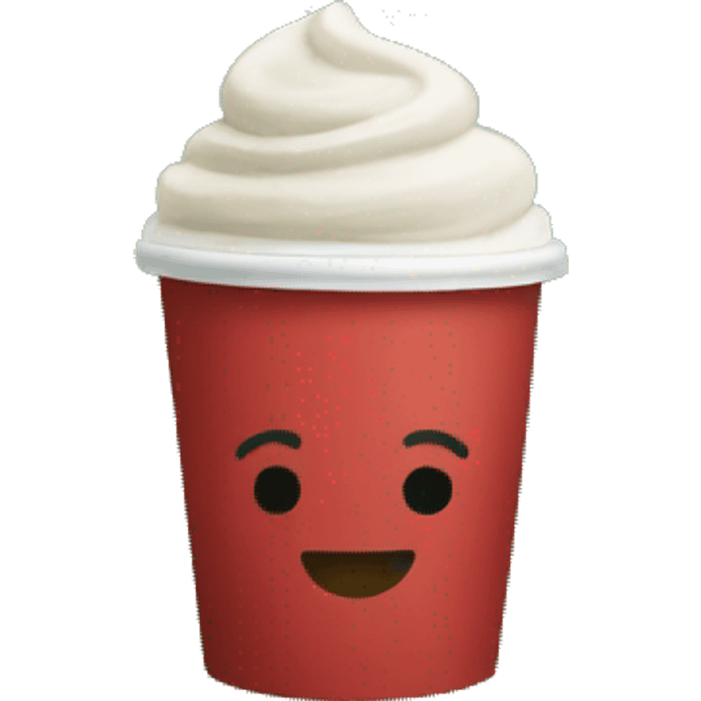 Starbucks Christmas cup emoji