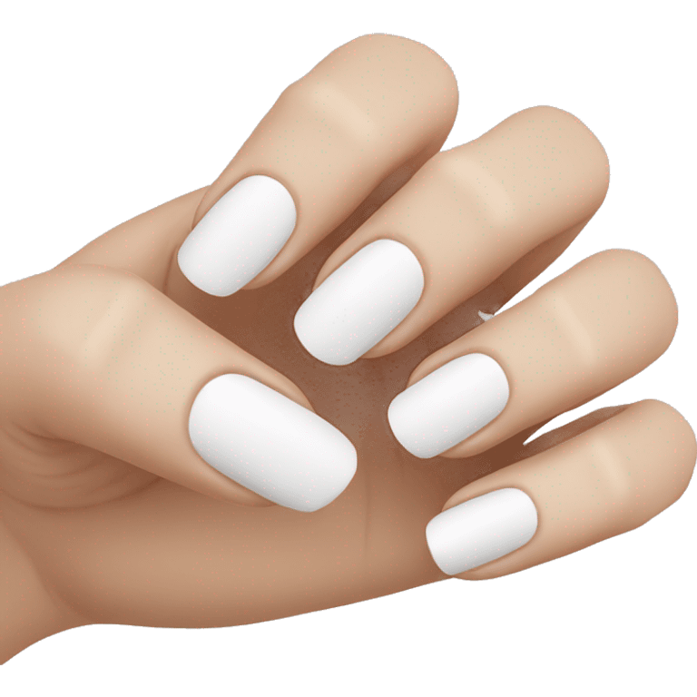 white nails emoji