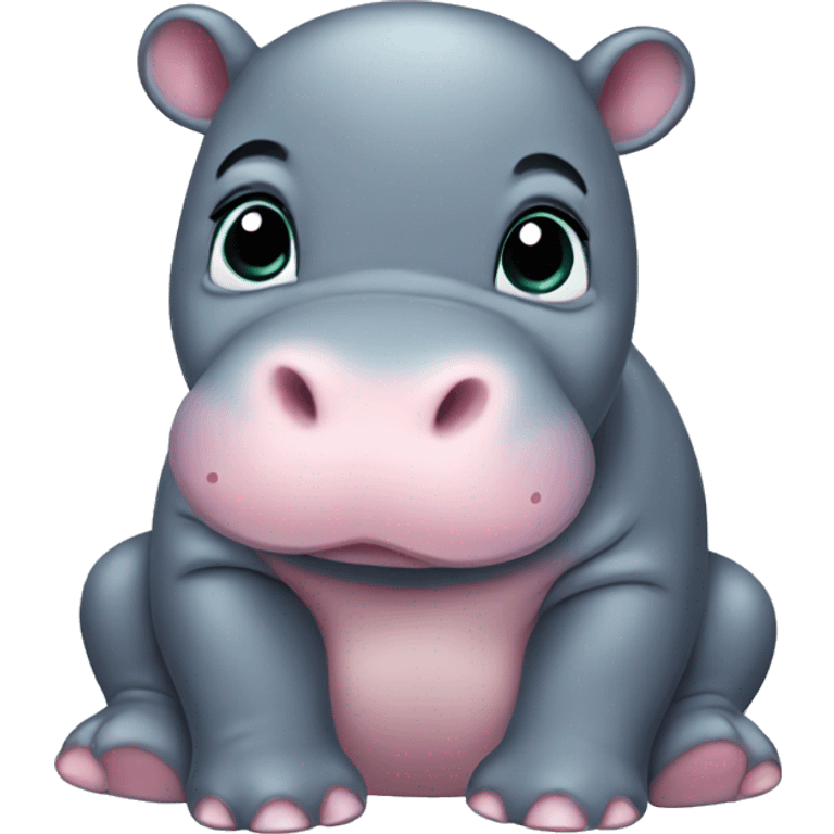 Baby hippo emoji