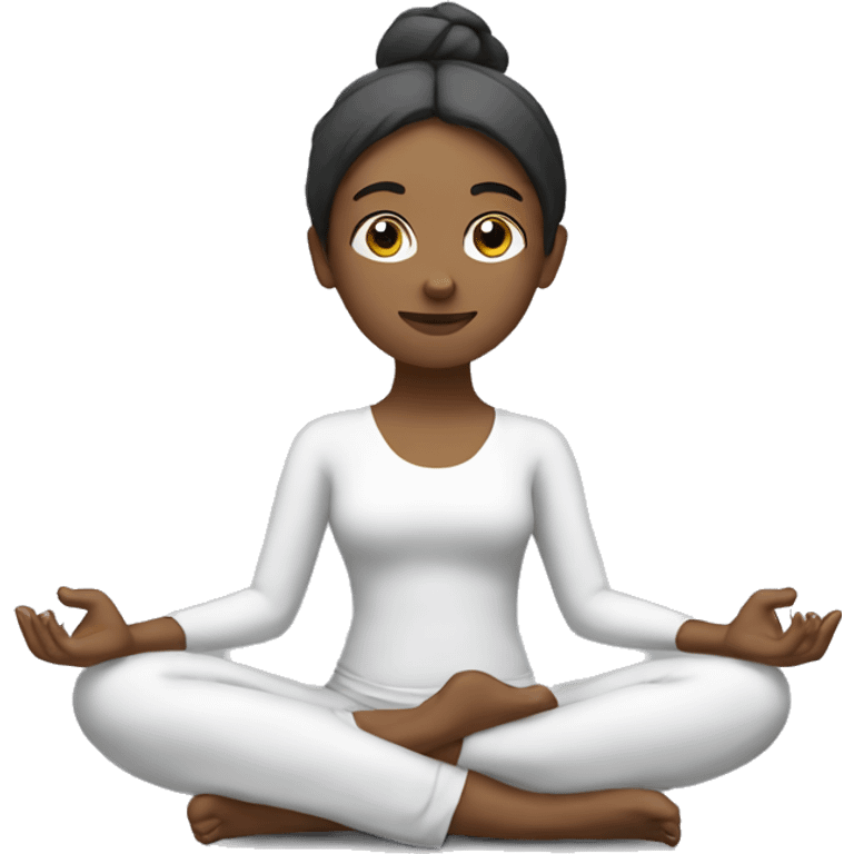 lotus yoga pose emoji