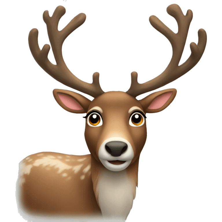 reindeer  emoji