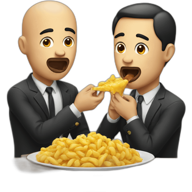 man eating man emoji