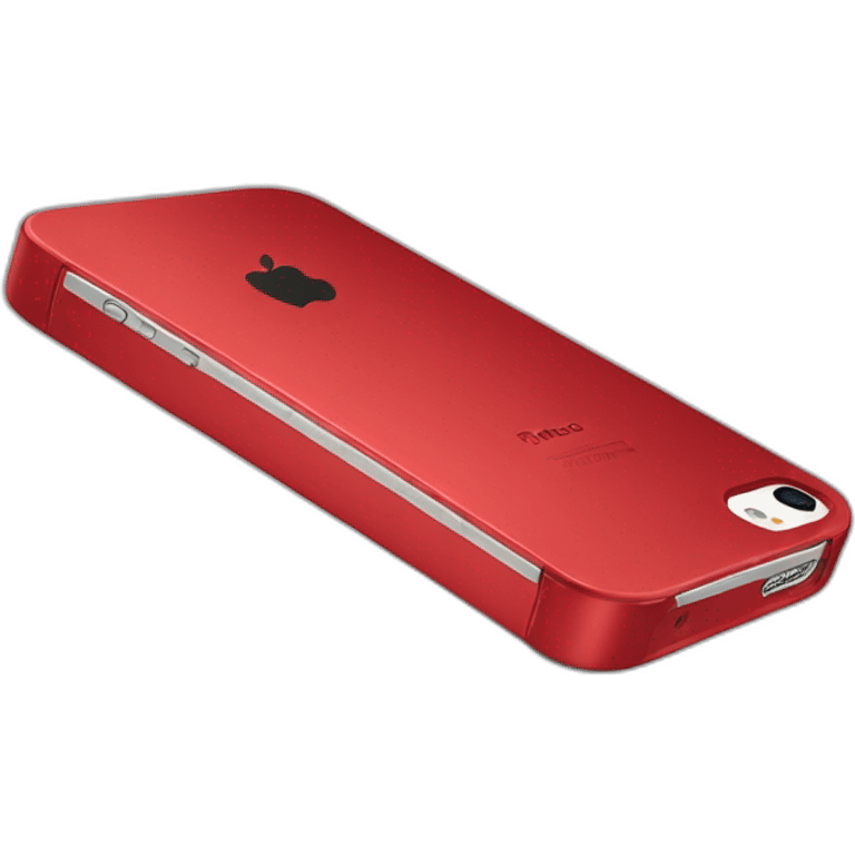 iPhone 5 red emoji