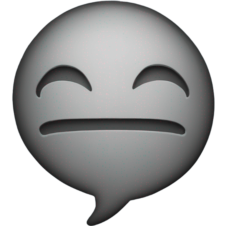 A speech bubble with the text “biggiedoo” inside  emoji