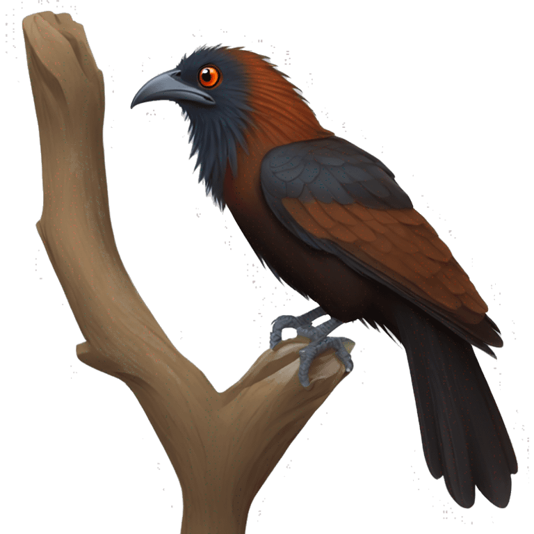 Greater coucal emoji