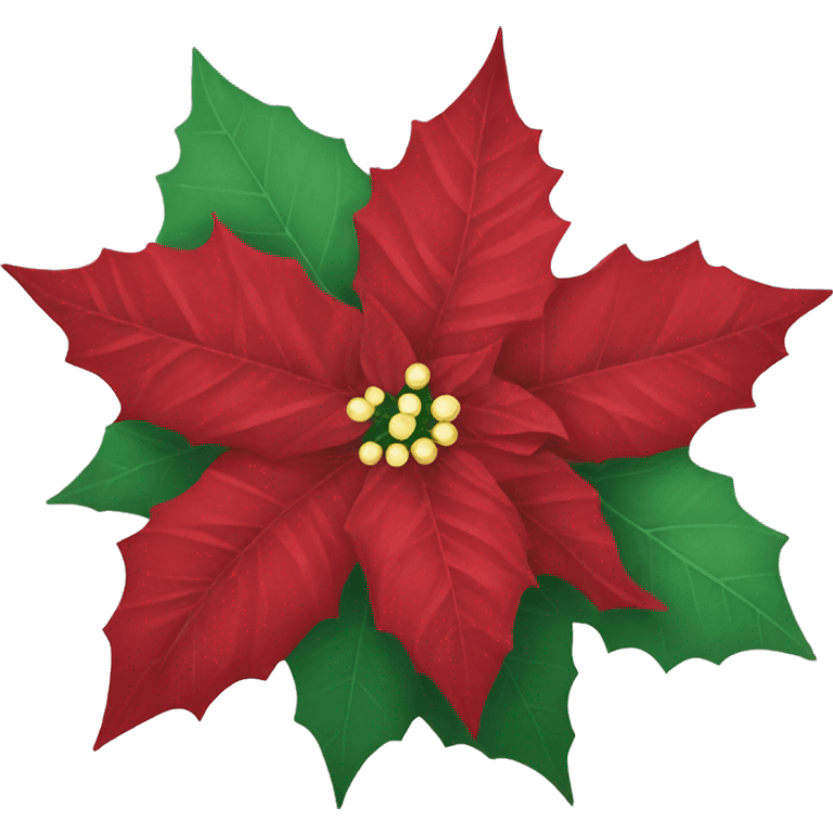 Christmas poinsettia  emoji