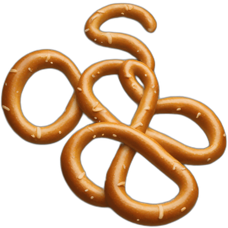 pretzel on the ground emoji