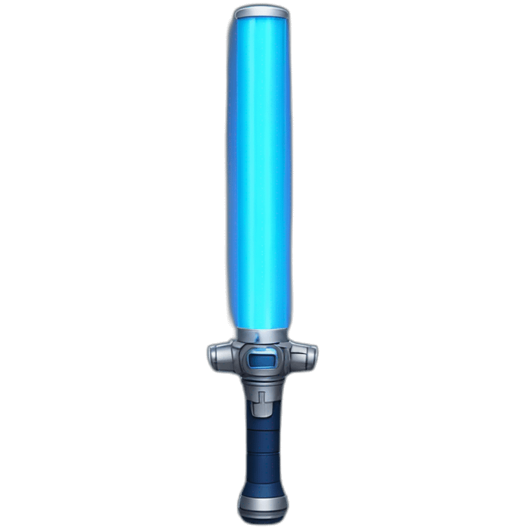 Star Wars lightsaber blue emoji