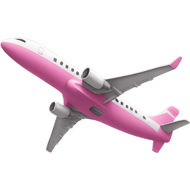 Pink airoplane emoji