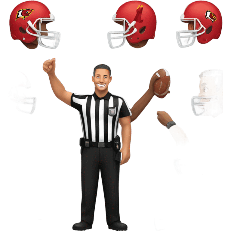 Mahomes hugging ref emoji