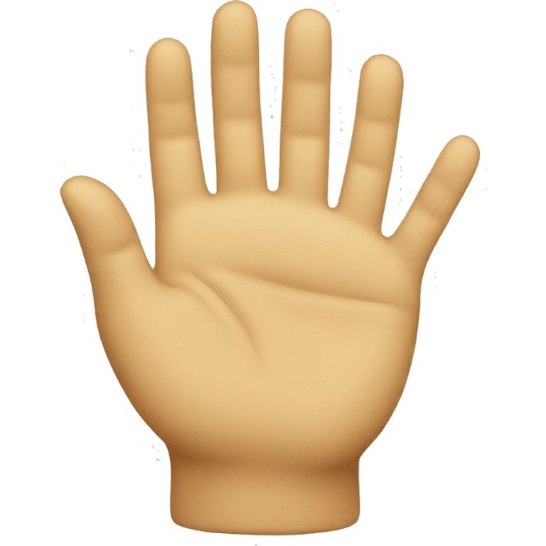 giving hand emoji