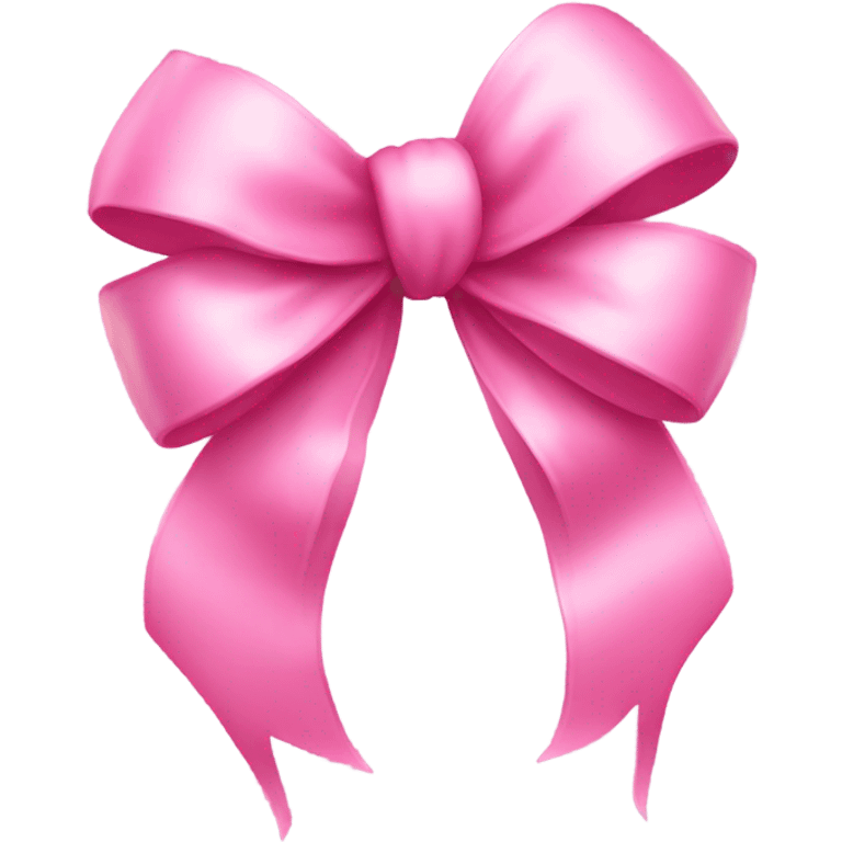 Cute pink bow emoji