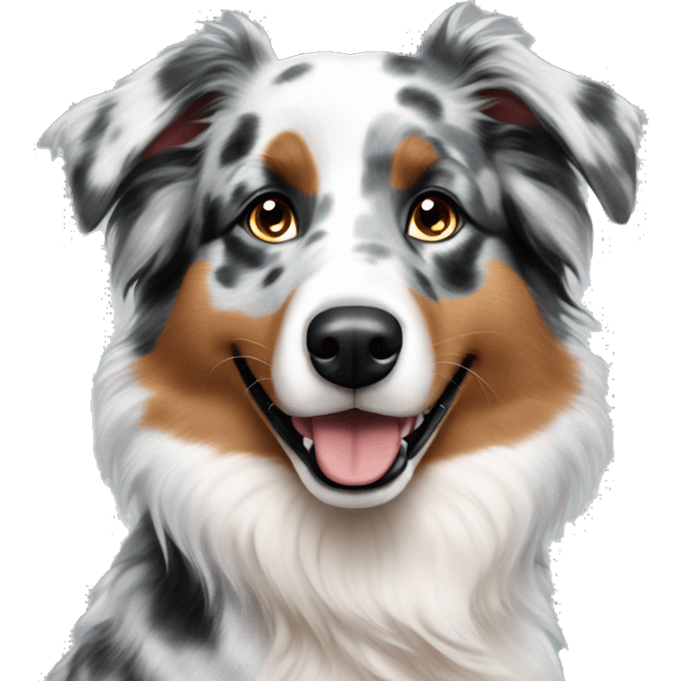 australian shepherd blue merle emoji