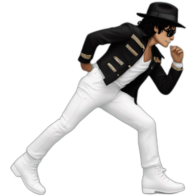 Michael Jackson moonwalk emoji