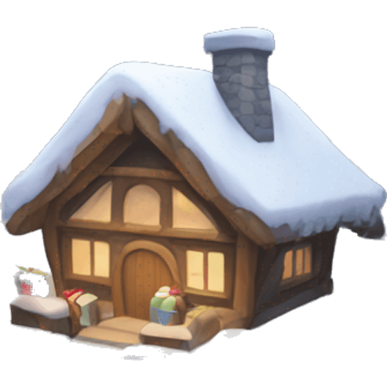 christmas snowy biome emoji