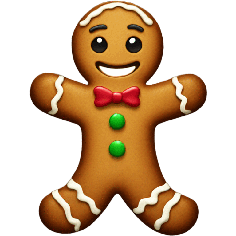 gingerbread man  emoji