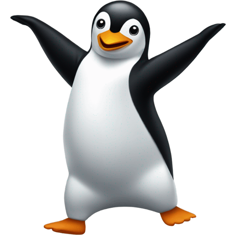 Dancing penguin emoji