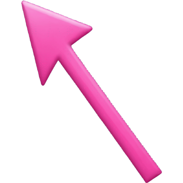 Left arrow in pink  emoji