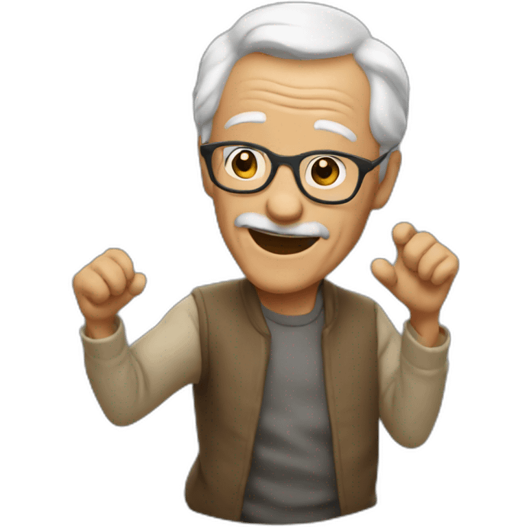 GRAND FATHER DANCING emoji