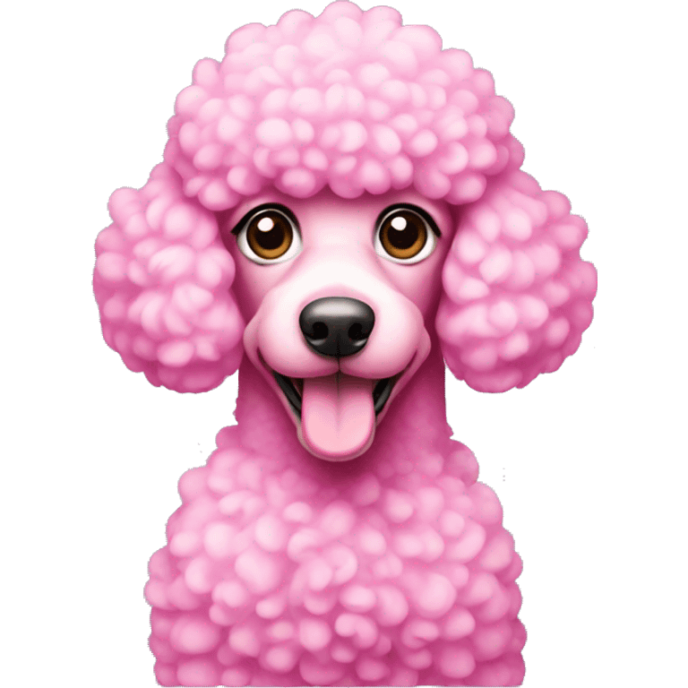 Pink poodle emoji