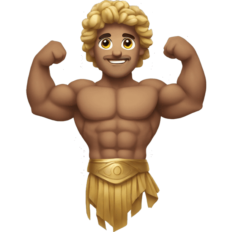 Greek ancient bodybuilder  emoji