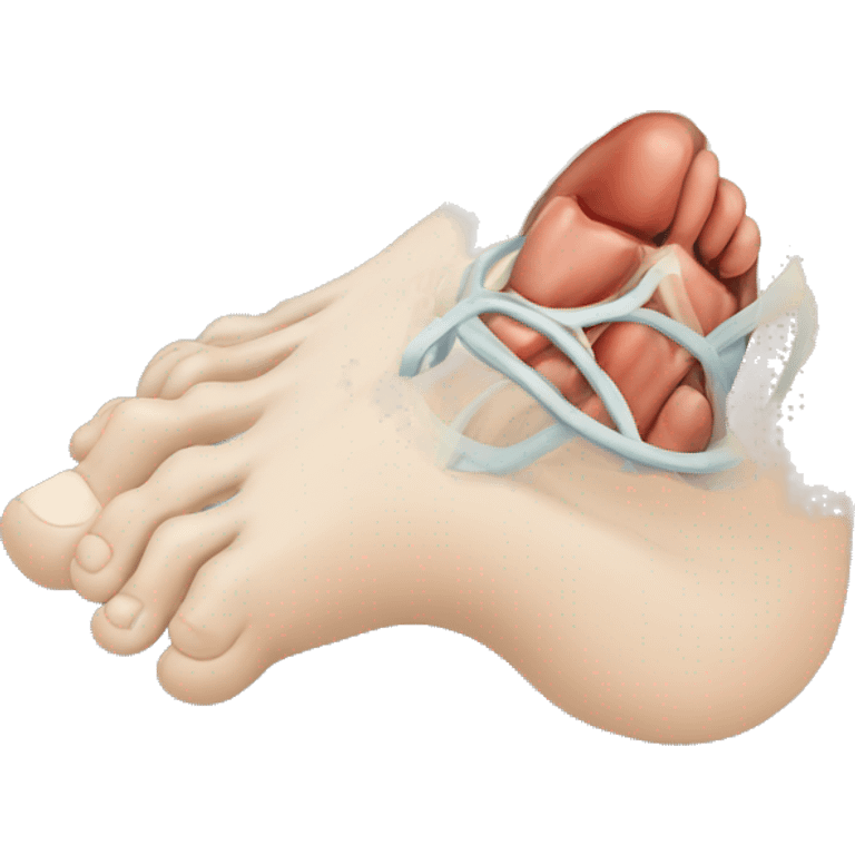 foot ankle anatomy emoji