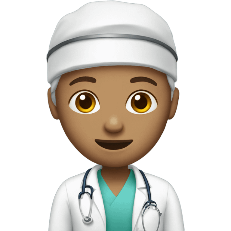 Hospital patient  emoji