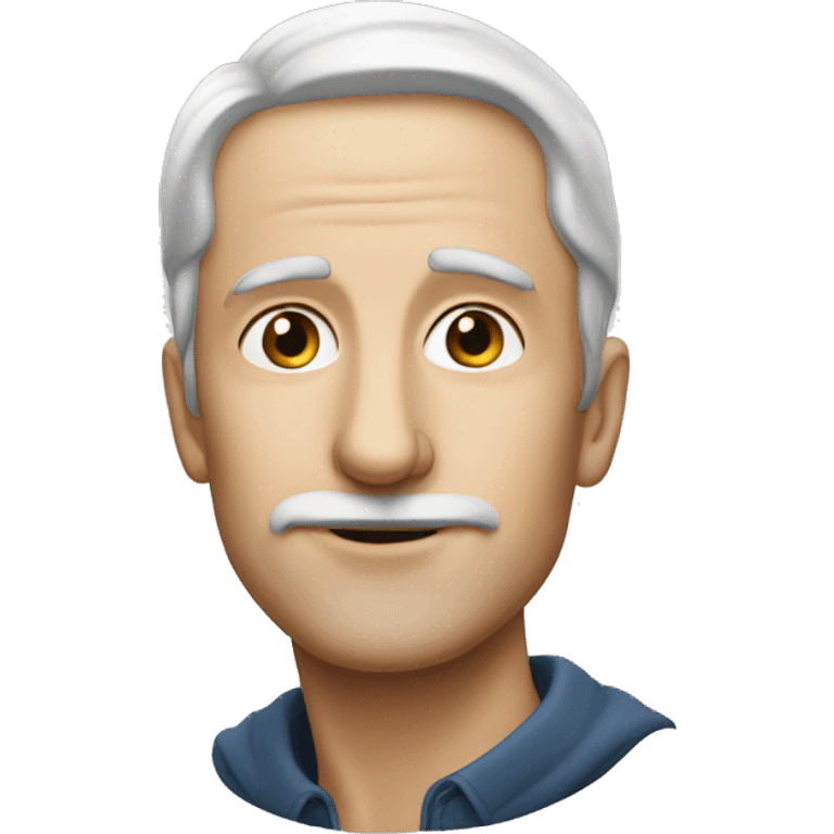 White man with long nose  emoji