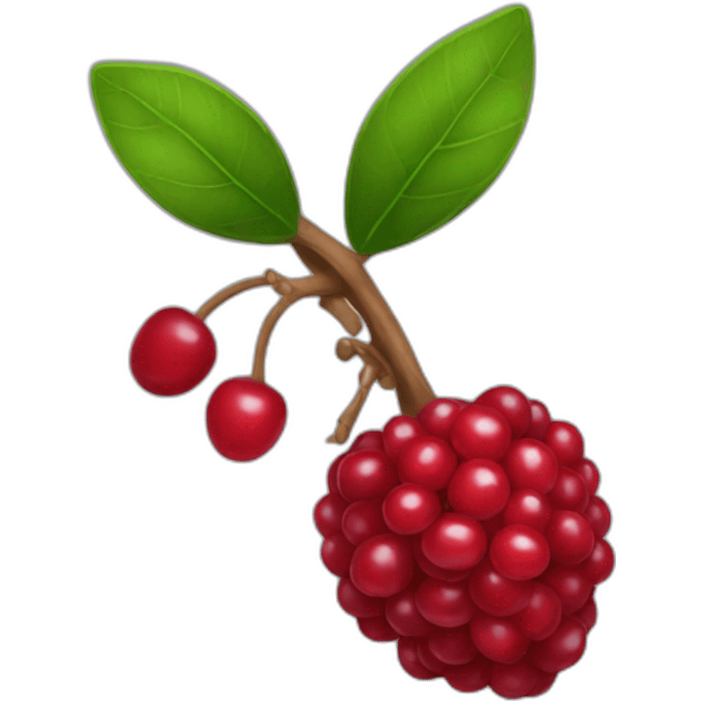 Red cramberry emoji