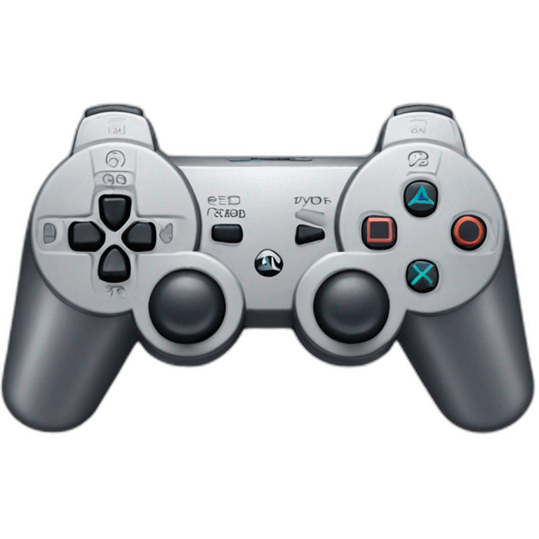 Playstation 2 gaming controller emoji