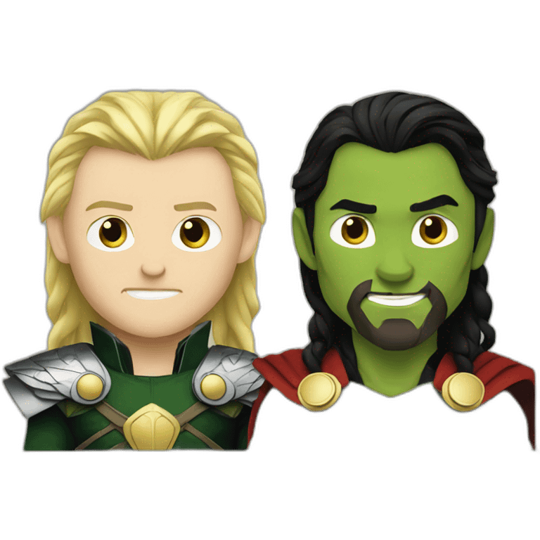 loki and thor emoji