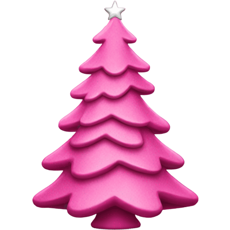 pink christmas tree emoji