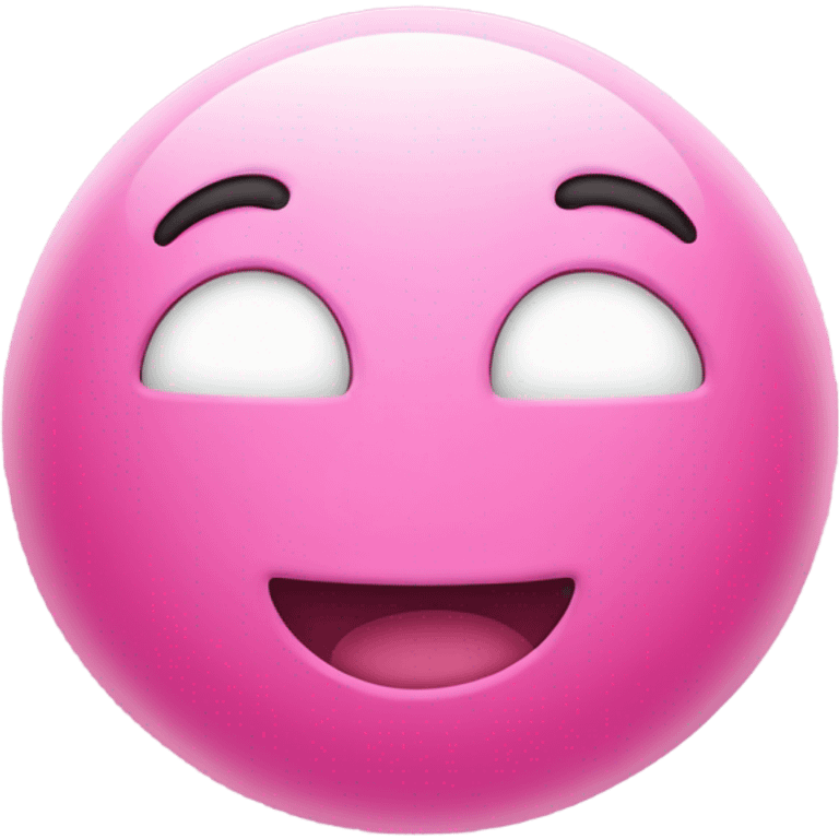 Pink fat emoji