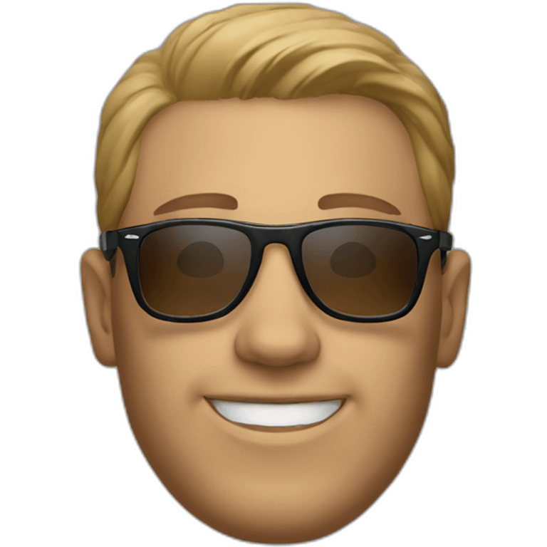 Man in ray ban emoji