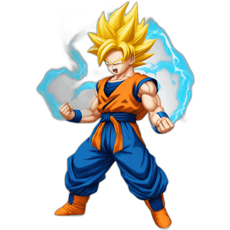 Goku super sayan bleu emoji