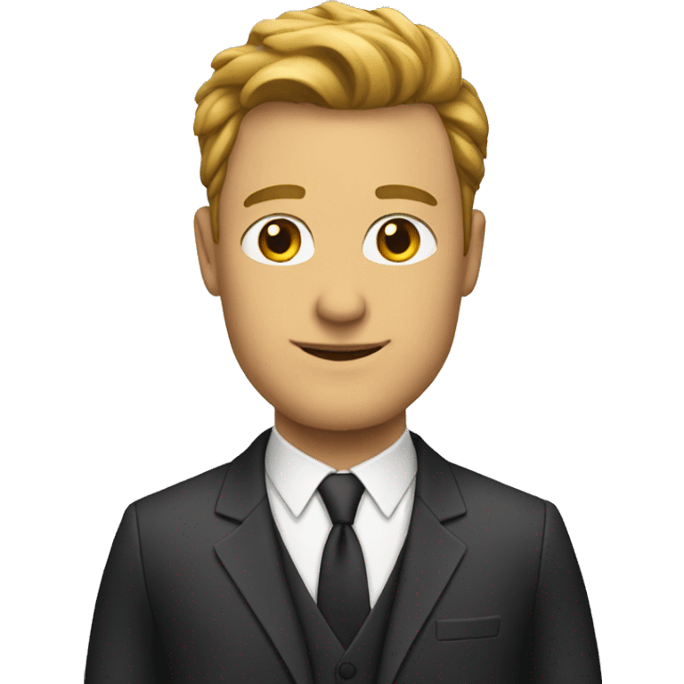 a man in suit emoji